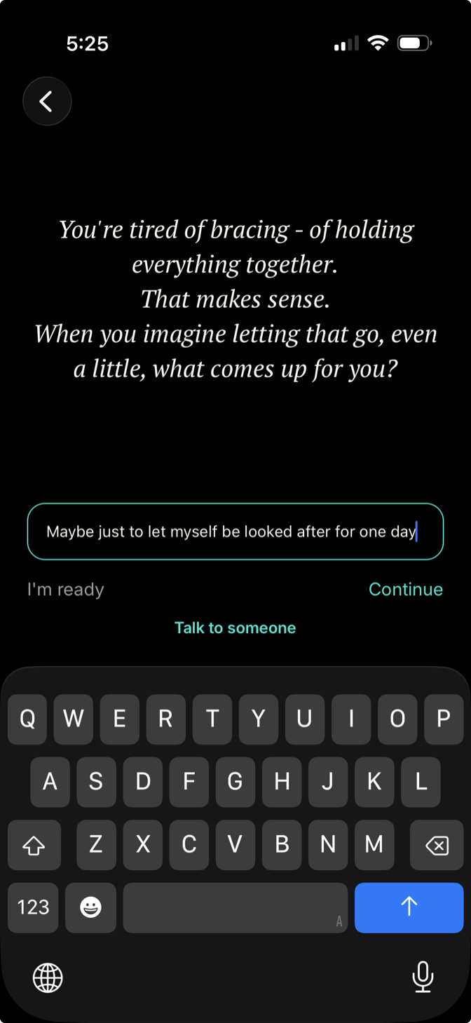 The intention conversation
